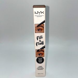 NYX FILL & FLUFF EYEBROW POMADE PENCIL
Dual-ended eyebrow pencil